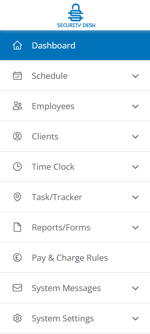 Dashboard sidebar preview